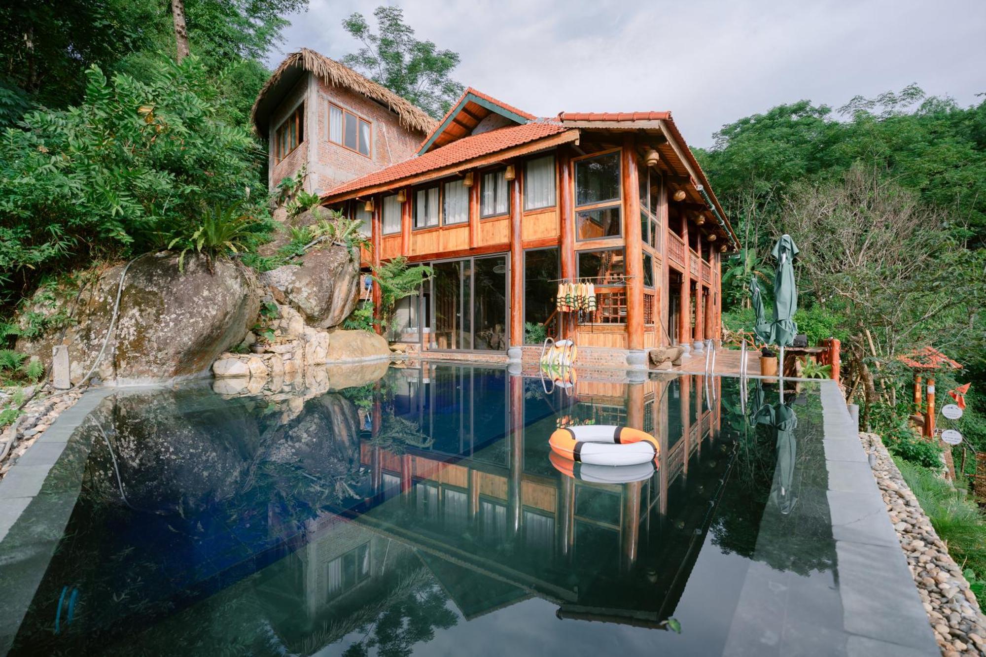 Pu Luong Sala Homestay Huong Ba Thuoc ภายนอก รูปภาพ